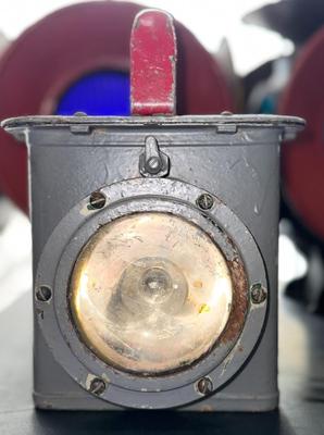 WWII US Naval Battle Ship Submarine Emergency Lamp Portable Light #2