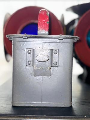 WWII US Naval Battle Ship Submarine Emergency Lamp Portable Light #2