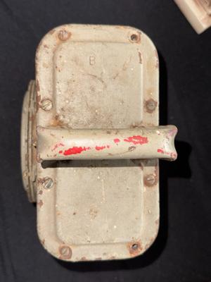 WWII US Naval Battle Ship Submarine Emergency Lamp Portable Light #3