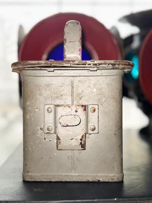 WWII US Naval Battle Ship Submarine Emergency Lamp Portable Light #3