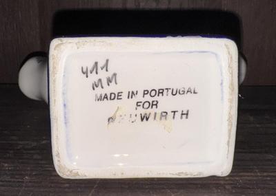 5 Finger Blue & White Vase Portugal