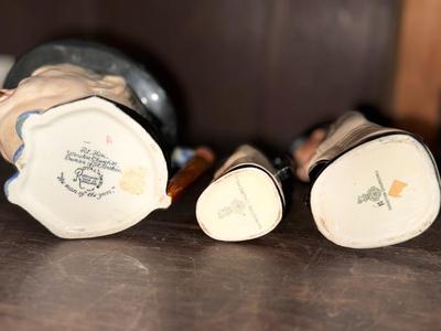 3 Winston Churchill Toby Character Jugs