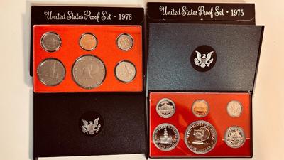1975 & 1976 UNITED STATES MINT PROOF SETS