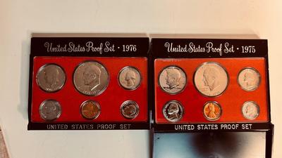 1975 & 1976 UNITED STATES MINT PROOF SETS