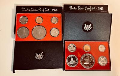 1975 & 1976 UNITED STATES MINT PROOF SETS