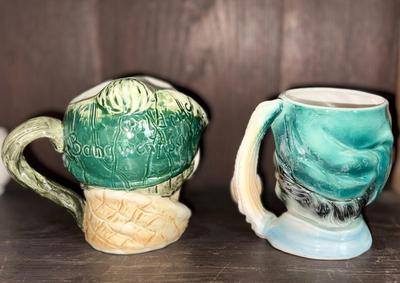 Pair of Vintage Toby Character Jugs