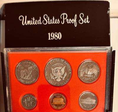 1980 & 1981 UNITED STATES MINT PROOF SETS