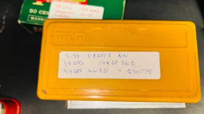 38 SPECIAL RELOADS EXCEPT FOR THE 1/2 RACK WHICH IS NEW