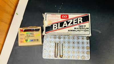 357 MAGNUM RELOADS (THE SMALL BOX IS NEW)