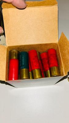 12G SHOTGUN SHELL RELOADS (THE ONES IN THE FOREFRONT ARE NEW)