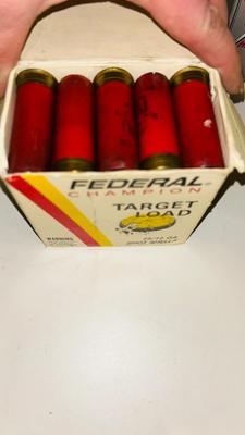 12G SHOTGUN SHELL RELOADS (THE ONES IN THE FOREFRONT ARE NEW)