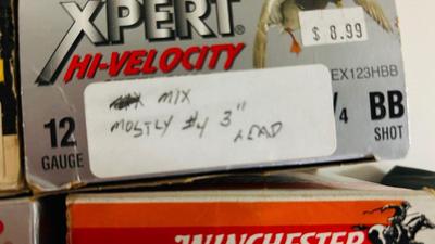 12G SHOTGUN SHELL RELOADS (THE ONES IN THE FOREFRONT ARE NEW)