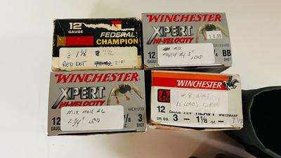 12G SHOTGUN SHELL RELOADS (THE ONES IN THE FOREFRONT ARE NEW)