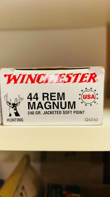 NEW WINCHESTER 44 REM MAGNUM AMMO