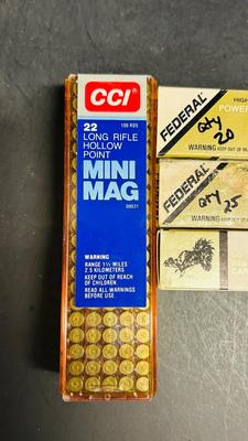NEW CCI AND FEDERAL 22 LONG RIFLE AMMO