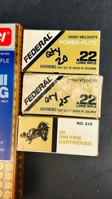 NEW CCI AND FEDERAL 22 LONG RIFLE AMMO