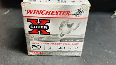 NEW BOX OF WINCHESTER 20G SHELLS