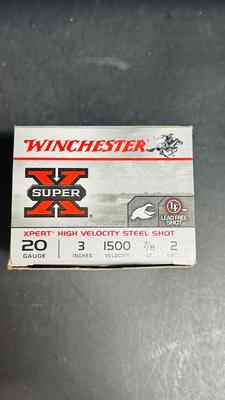 NEW BOX OF WINCHESTER 20G SHELLS