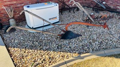 ANTIQUE HORSE-DRAWN PLOW