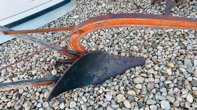 ANTIQUE HORSE-DRAWN PLOW