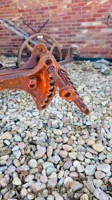 ANTIQUE HORSE-DRAWN PLOW