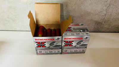 2 NEW BOXES OF WINCHESTER 12G SHELLS