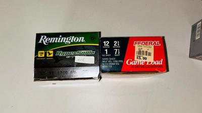 2 NEW BOXES OF 12G SHELLS