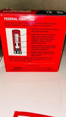 2 NEW BOXES OF 12G SHELLS