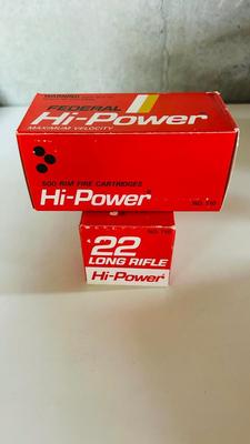 2 NEW BOXES OF FEDERAL 22 LONG RIFLE AMMO