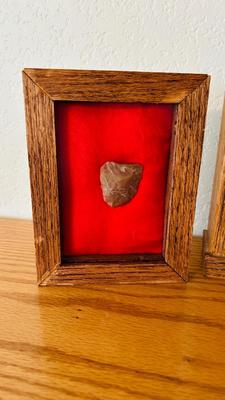 FRAMED ARROWHEADS AND ARTIFACTS
