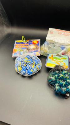 3 BAGS OF UNOPENED MARBLES