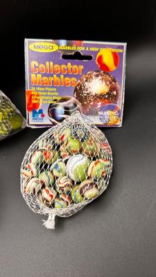 3 PACKAGES OF UNOPENED MARBLES