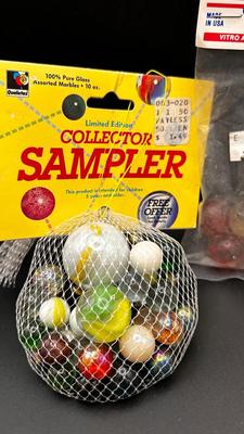 3 UNOPENED PACKAGES OF MARBLES