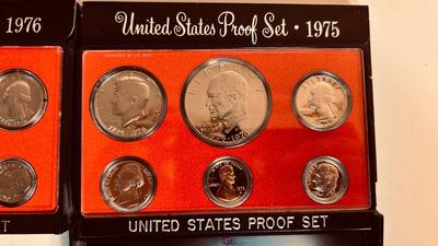 1975 & 1976 US MINT PROOF SETS