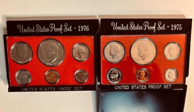 1975 & 1976 US MINT PROOF SETS