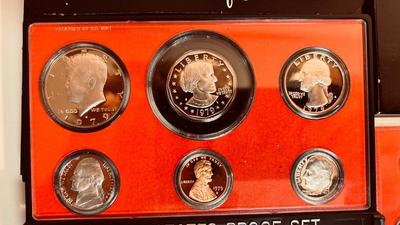 1979 & 1980 US MINT PROOF SETS
