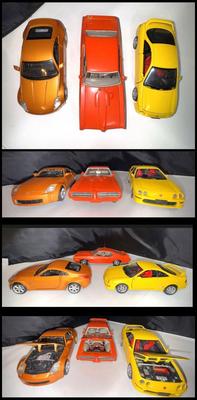 Die Cast 1:24 Lot of 3 Cars: