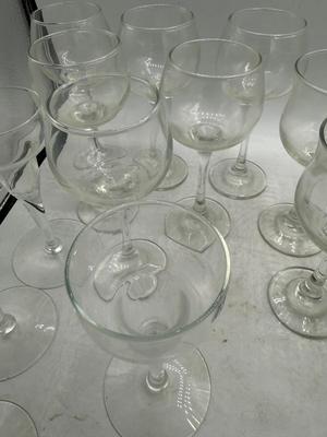 Wine glass assortment
