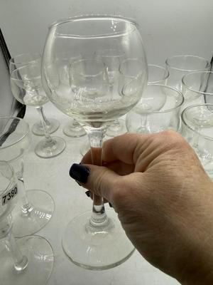 Wine glass assortment