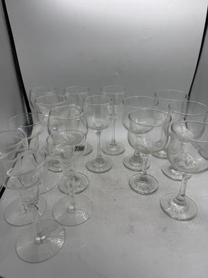 Wine glass assortment