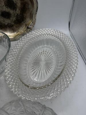 Glass serving bowl assortment