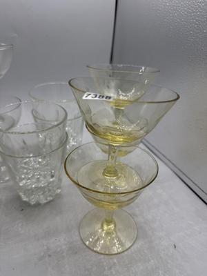 Wine glass assortment