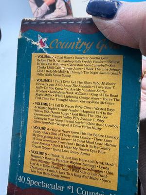 DVD, VCR & cassette tapes