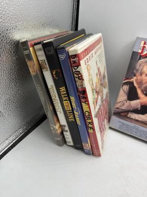 DVD, VCR & cassette tapes