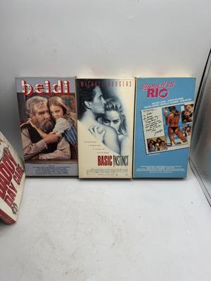 DVD, VCR & cassette tapes