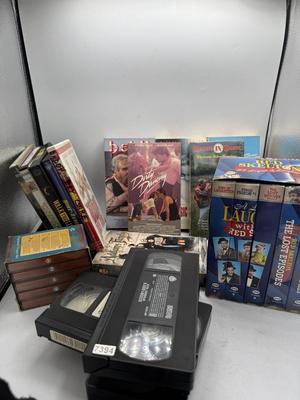 DVD, VCR & cassette tapes
