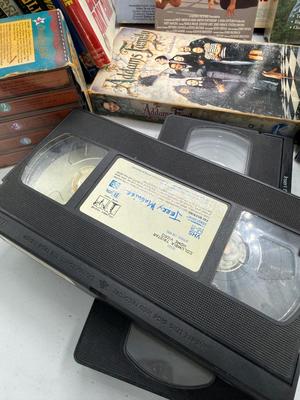 DVD, VCR & cassette tapes