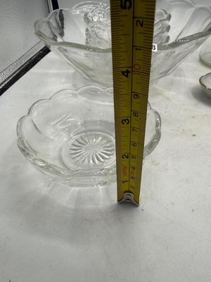 Scalloped edge bowls