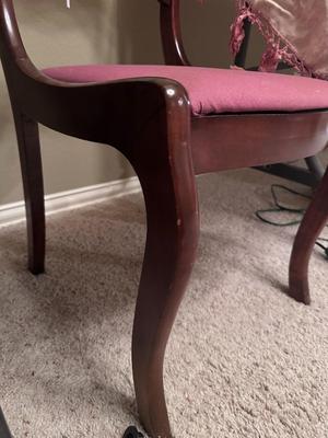 Beautiful carved antique chair.