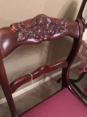 Beautiful carved antique chair.